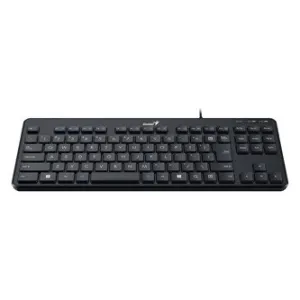 Genius LuxeMate 110 31300012402, klávesnice CZ/SK, klasická, tichá typ drátová (USB), černá, ne