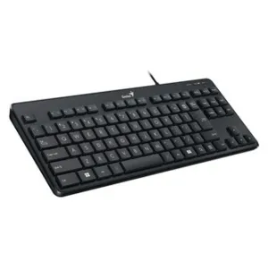 Genius LuxeMate 110 31300012402, klávesnice CZ/SK, klasická, tichá typ drátová (USB), černá, ne
