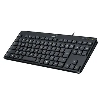 Genius LuxeMate 110 31300012402, klávesnice CZ/SK, klasická, tichá typ drátová (USB), černá, ne