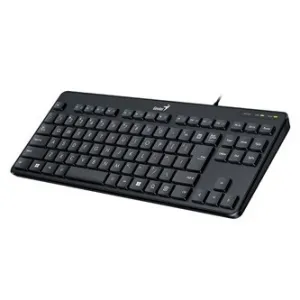 Genius LuxeMate 110 31300012402, klávesnice CZ/SK, klasická, tichá typ drátová (USB), černá, ne