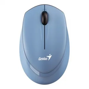 Genius Myš NX-7009 31030030401, 1200DPI, 2.4 [GHz], optická, 3tl., bezdrátová, modrá, 1 ks AA, Blue-Eye senzor, symetrická