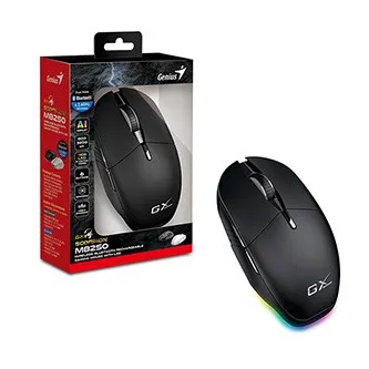 Myš bezdrátová, Genius GX GAMING Scorpion M8250 AI 31060001401, černá, optická, 3200DPI