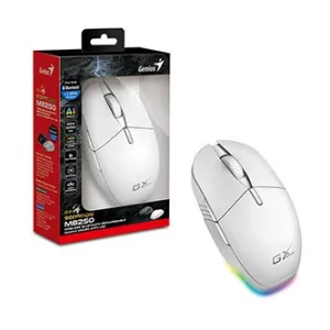 Myš bezdrátová, Genius GX GAMING Scorpion M8250 AI 31060001400, bílá, optická, 3200DPI