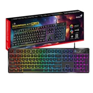 Genius GX Gaming Scorpion K7 Plus 31310056403, klávesnice CZ/SK, herní, drátová (USB), černá, COPILOT
