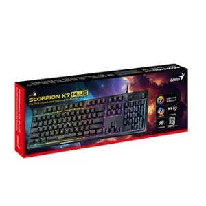 Genius GX Gaming Scorpion K7 Plus 31310056403, klávesnice CZ/SK, herní, drátová (USB), černá, COPILOT