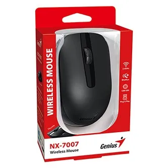 Myš bezdrátová USB, Genius NX-7007 31030026403, černá, optická, 1200DPI