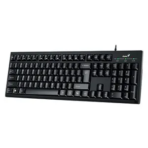 Genius KM-100SE COPILOT, sada klávesnice s optickou myší, CZ/SK, drátová (USB), černá