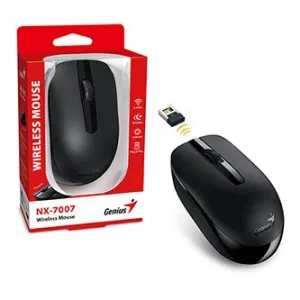 Myš bezdrátová USB, Genius NX-7007 31030026403, černá, optická, 1200DPI