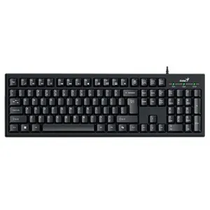 Genius KM-100SE COPILOT, sada klávesnice s optickou myší, CZ/SK, drátová (USB), černá