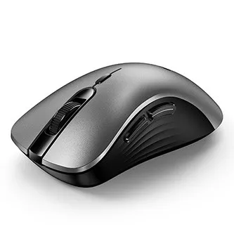 Myš bezdrátová, Genius Ergo 8100S AI 31030040404, stříbrno-černá, optická, 1600DPI