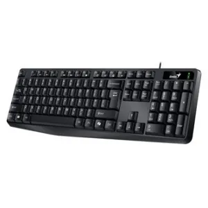 Genius KB-117 COPILOT, klávesnice CZ/SK, klasická, voděodolná typ drátová (USB), černá, ne