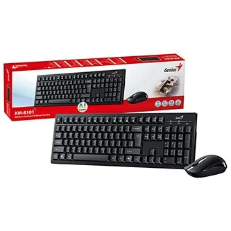 GENIUS set klávesnice + myš Smart KM-8101/ Bezdrátový set 2,4GHz/ Copilot/ CZ+SK layout