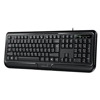 Genius KB-118 II COPILOT, klávesnice CZ/SK, klasická, voděodolná typ drátová (USB), černá