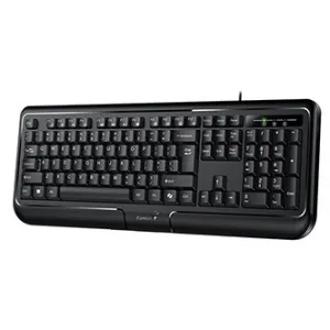Genius KB-118 II COPILOT, klávesnice CZ/SK, klasická, voděodolná typ drátová (USB), černá