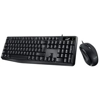 Genius KM-170 COPILOT 31330006418, sada klávesnice s optickou myší, CZ/SK, drátová (USB), černá