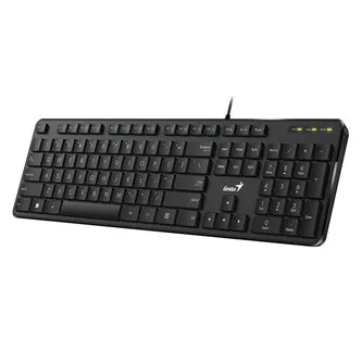 GENIUS klávesnice Slimstar M200/ Drátová/ USB/ černá/ CZ+SK layout