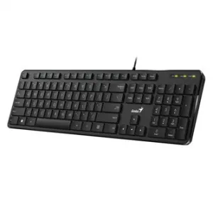 GENIUS klávesnice Slimstar M200/ Drátová/ USB/ černá/ CZ+SK layout