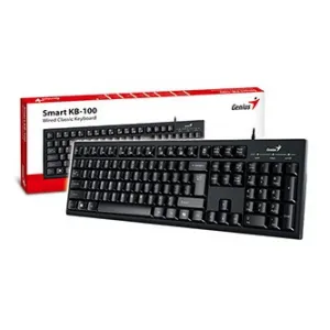 Genius Smart KB-100 COPILOT 31300005423, klávesnice CZ/SK, klasická, drátová (USB), černá