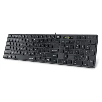 Genius SlimStar 126 COPILOT 31310017426, klávesnice CZ/SK, klasická, drátová (USB), černá