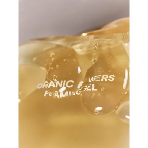 WHAMISA Organic Flowers Foaming Gel ukľudňujúci čistiaci penivý gél 150 ml