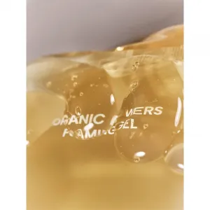 WHAMISA Organic Flowers Foaming Gel ukľudňujúci čistiaci penivý gél 150 ml