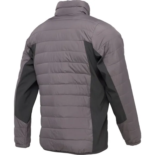 Columbia POWDER LITE HYBRID JACKET Pánska bunda, sivá, veľkosť