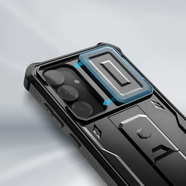 Tech-Protect Kevlar Cam+ púzdro, Samsung Galaxy S25 Plus, čierne