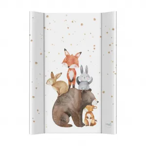 CEBA Podložka prebaľovacia 2-hranná s pevnou doskou (50x70) Ultra Light Forest Friends