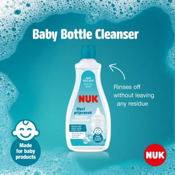 Umývací prostriedok na fľaše a cumlíky NUK -  500ml