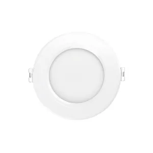 LED panel biely 6W kruh RGB+DUAL-WHITE