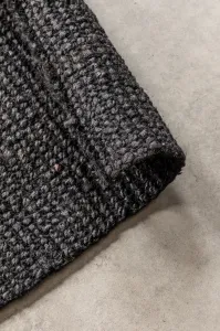 Koberec Bouclé Jaipur čierny