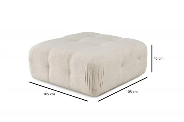 Hanah Home Taburet DOBLO krémový