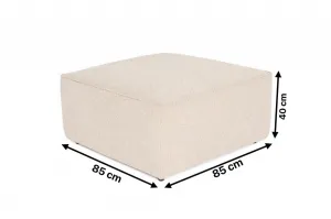 Puf Lora Pouffe - Peach