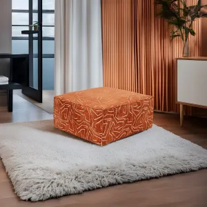 Puf Lora Pouffe - Orange