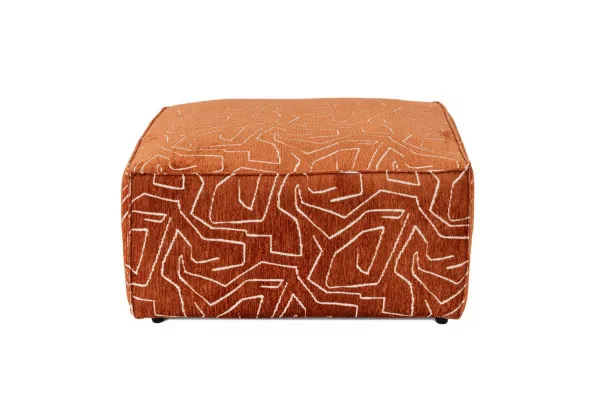 Puf Lora Pouffe - Orange