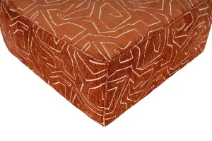 Puf Lora Pouffe - Orange