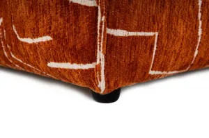 Puf Lora Pouffe - Orange