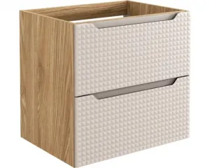 Comad Kúpeľňová zostava Luxor Béžová s doskou, umývadlami a skrinkami 160 cm béžová/dub olejovaný