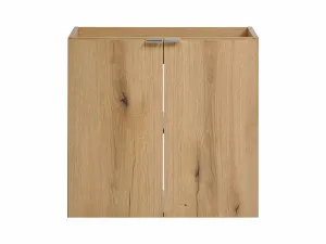 Comad Kúpeľňová zostava Nova Oak II so skrinkami 140 cm dub evoke/čierna