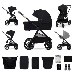 KINDERKRAFT Kočík kombinovaný Nea 2 2v1 Midnigth Black