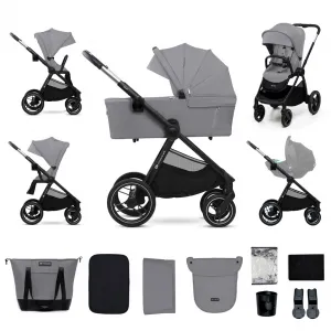 KINDERKRAFT Kočík kombinovaný Nea 2 2v1 Platinum Grey