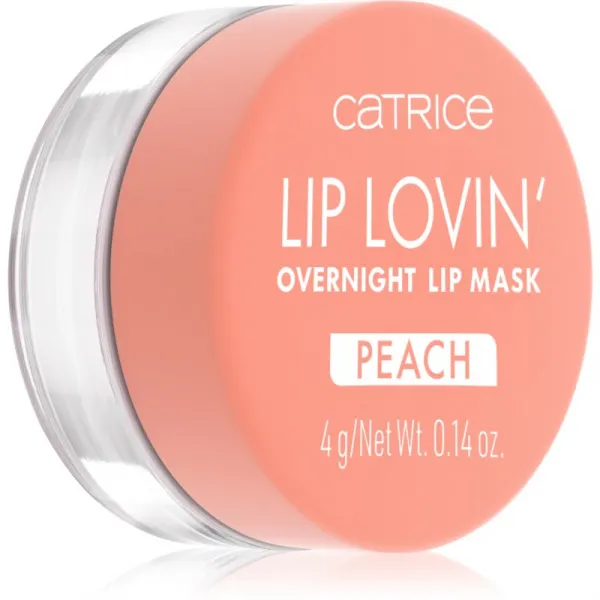 Catrice Lip Lovin' hydratačná maska na pery na noc odtieň 030 Feelin' Peachy 4 g