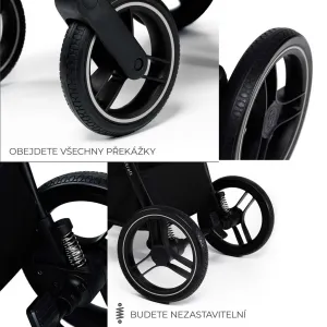 KINDERKRAFT Kočík kombinovaný Nea 2 2v1 Platinum Grey