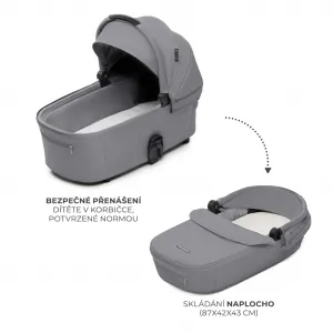 KINDERKRAFT Kočík kombinovaný Nea 2 2v1 Platinum Grey