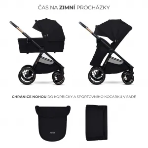 KINDERKRAFT Kočík kombinovaný Nea 2 2v1 Midnigth Black