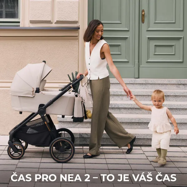 KINDERKRAFT Kočík kombinovaný Nea 2 2v1 Dark Grey