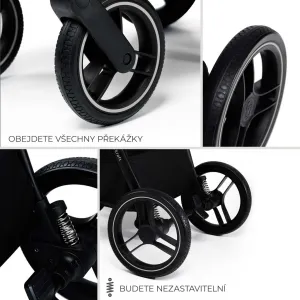 KINDERKRAFT Kočík kombinovaný Nea 2 2v1 Dark Grey