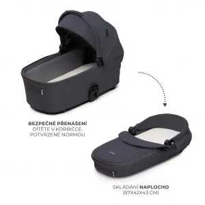 KINDERKRAFT Kočík kombinovaný Nea 2 2v1 Dark Grey