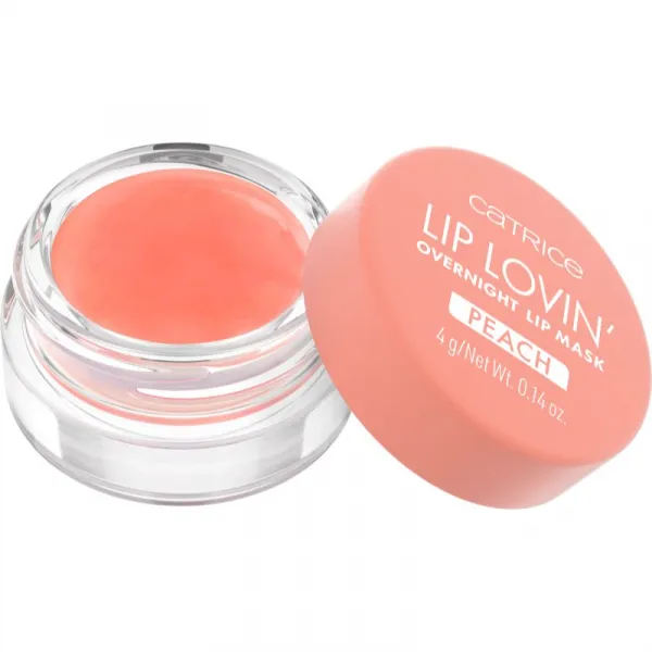 Catrice Lip Lovin' hydratačná maska na pery na noc odtieň 030 Feelin' Peachy 4 g