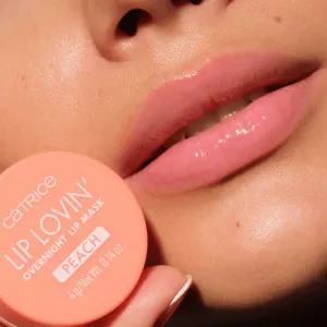 Catrice Lip Lovin' hydratačná maska na pery na noc odtieň 030 Feelin' Peachy 4 g